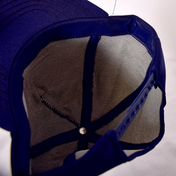 C.H. Branyon Pipe Co. Trucker Ball Cap Vintage Made in the USA Blue - Picture 6 of 7